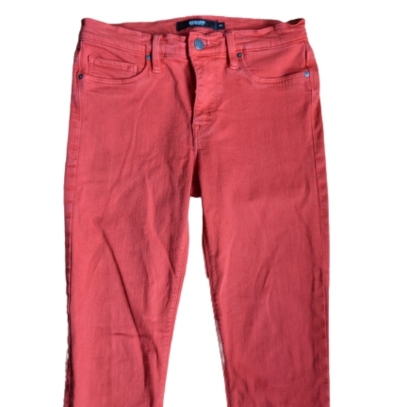 Hudson Nico Stretch Super Skinny Vermillion Jeans 27 - Picture 2 of 11